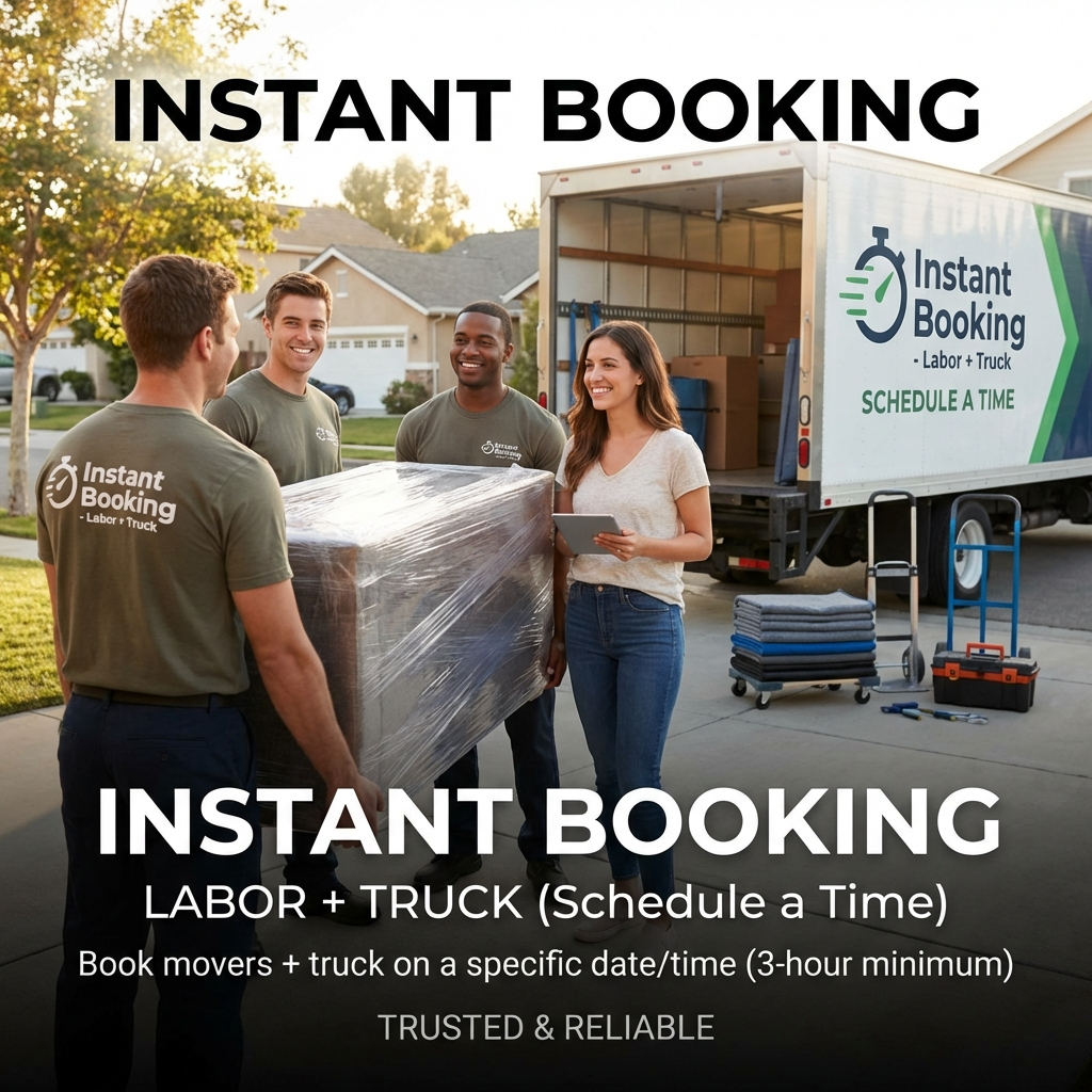 Instant Booking — Labor + Truck (Schedule a Time)